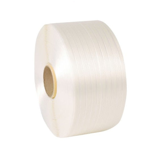 Umreifungsband Textilband 19mm x 600m Kraftband Hot-melt Polyester-Fadenstruktur